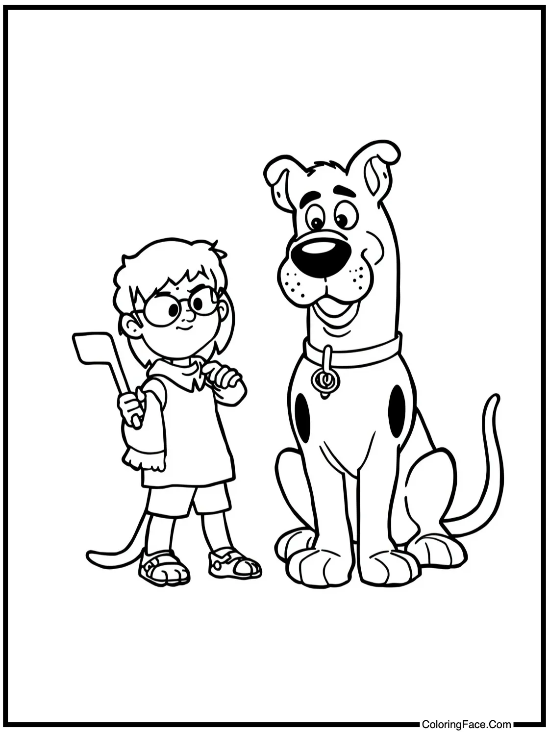 finding clues together