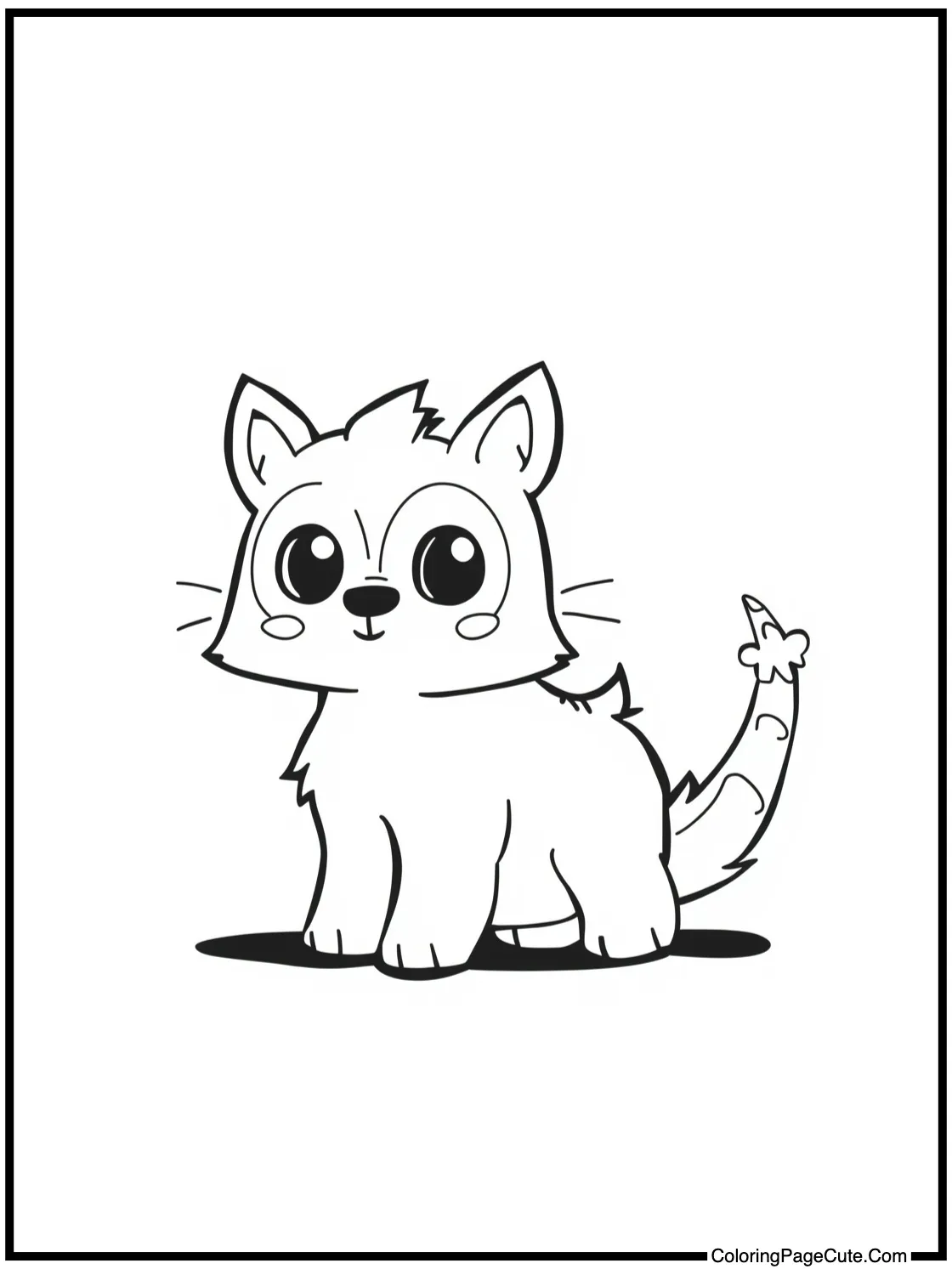 With companion Rouge