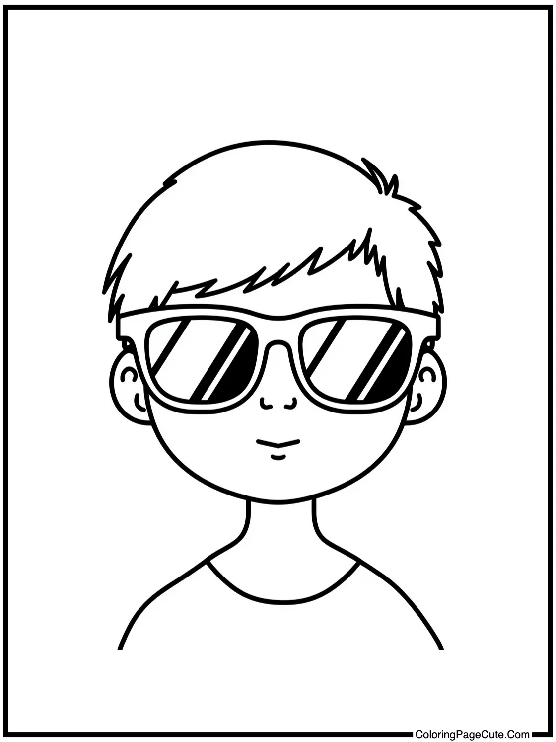 Wearing cool sunglasses