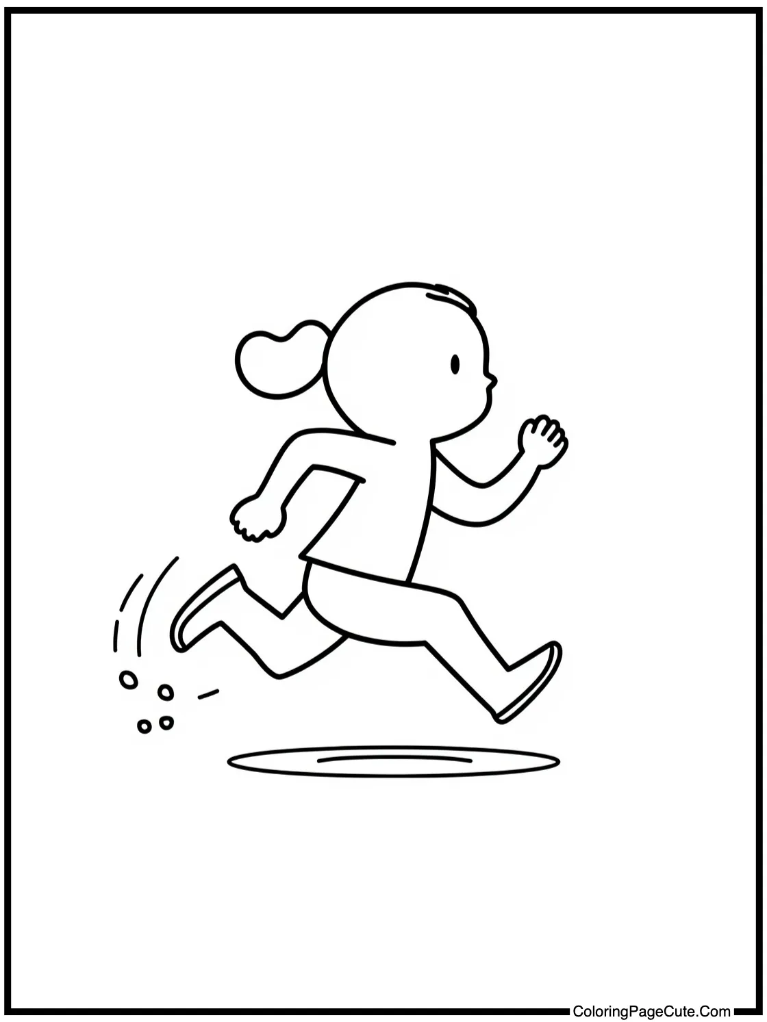 Running through water