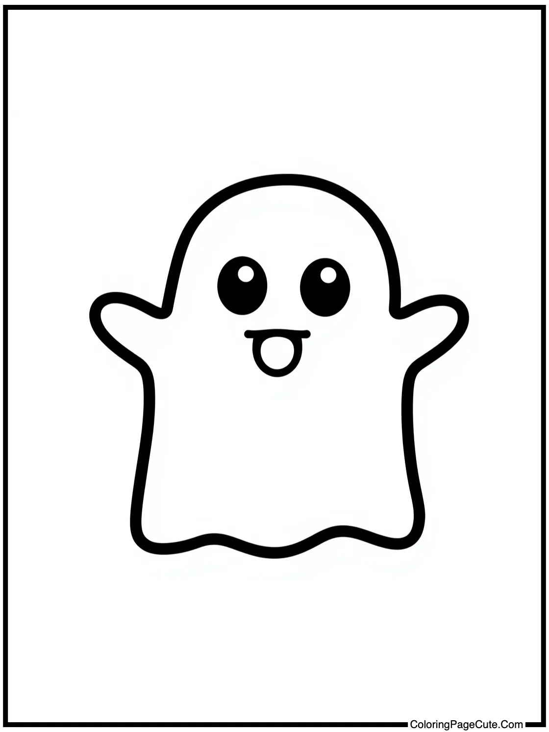 With a friendly ghost