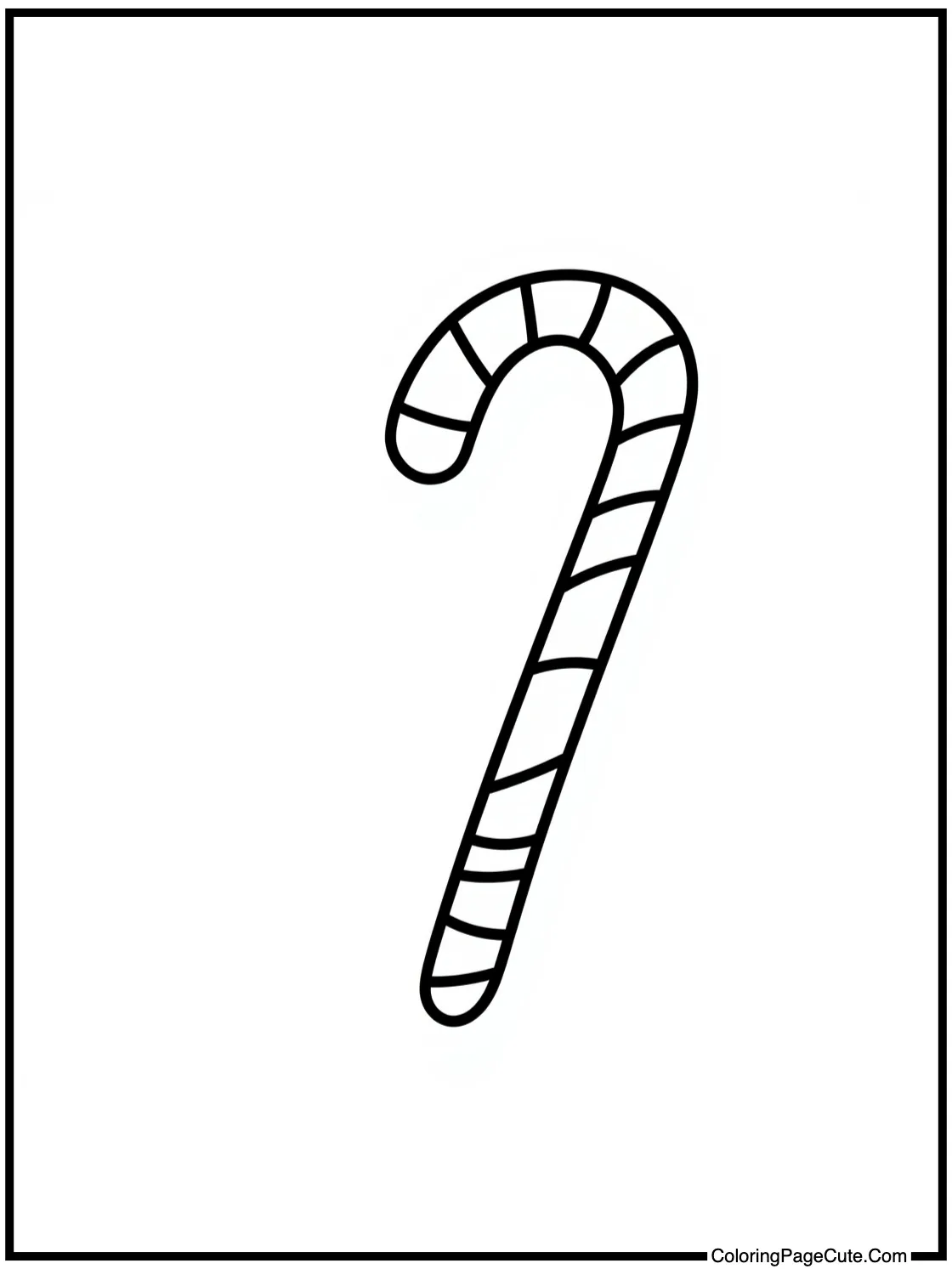 Holding a candy cane