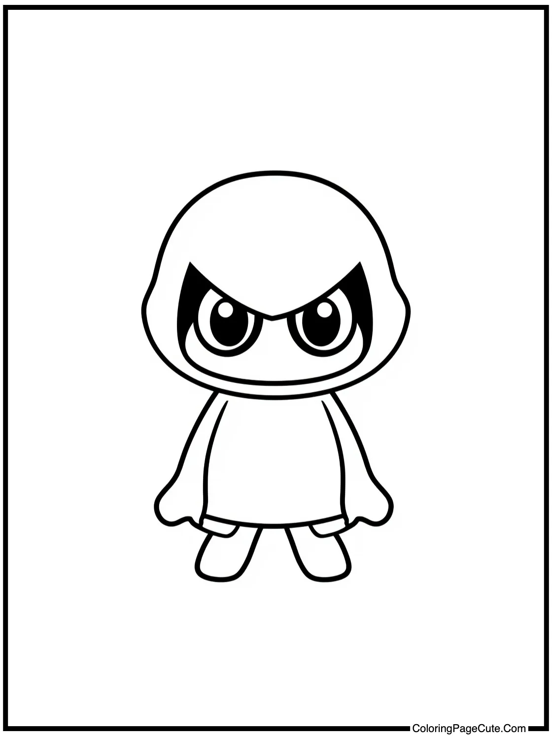 With a determined gaze