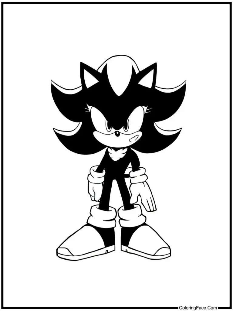 Shadow Coloring Pages