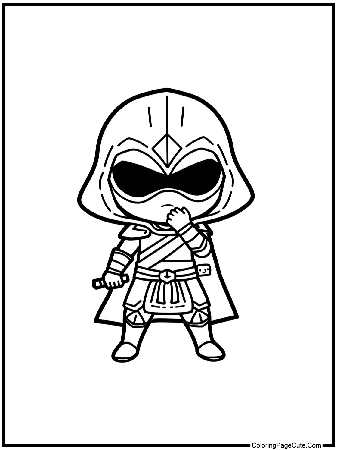 Cool warrior thinking