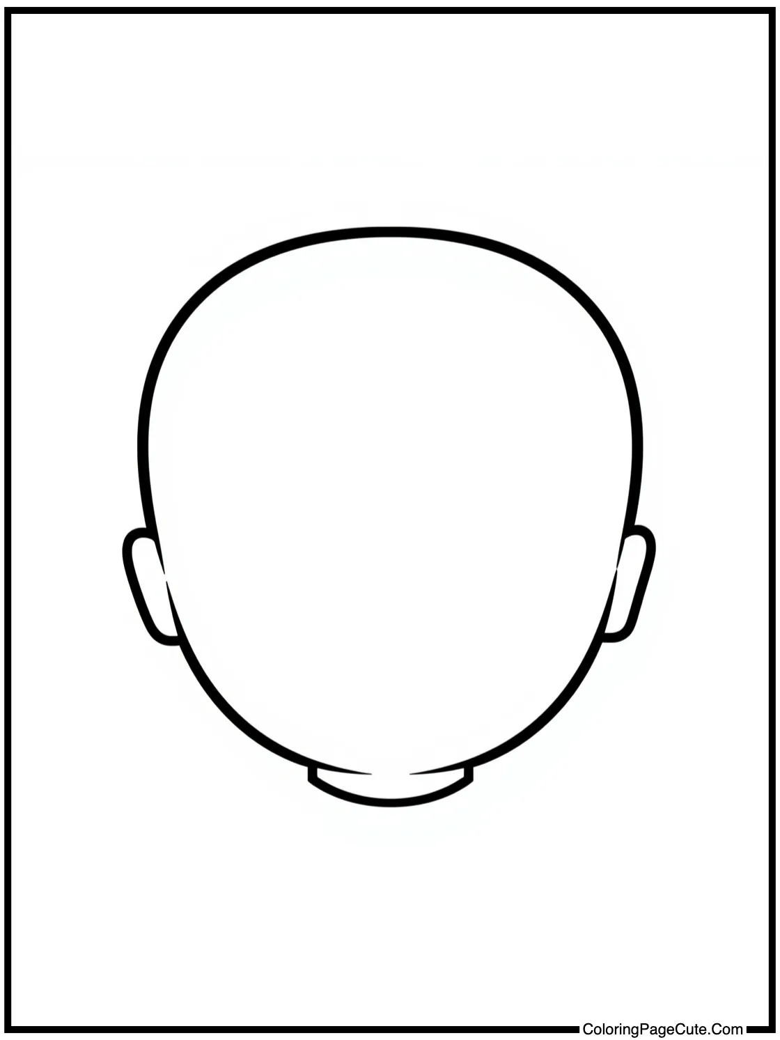 Simple head drawing