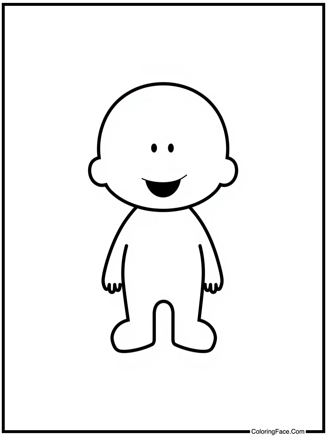 Character in cartoon style