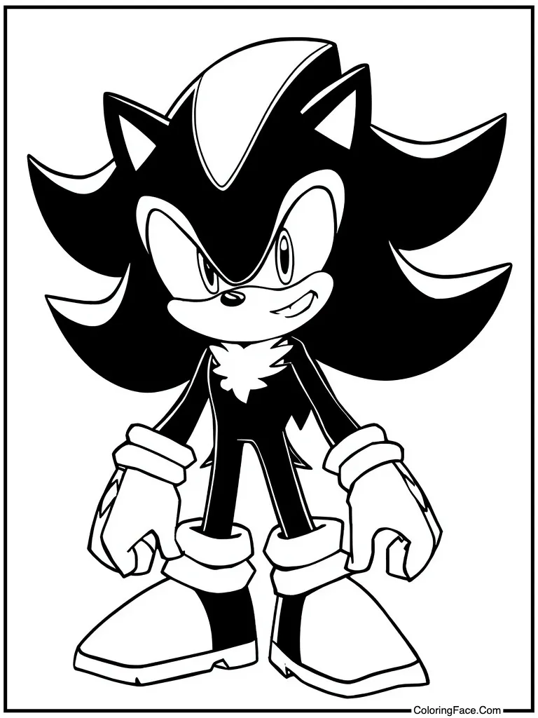 Dark warrior smiling