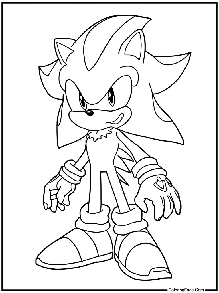 Crimson eyes looking