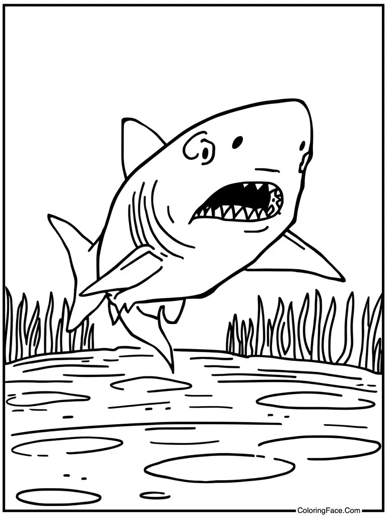 Bull fish near river