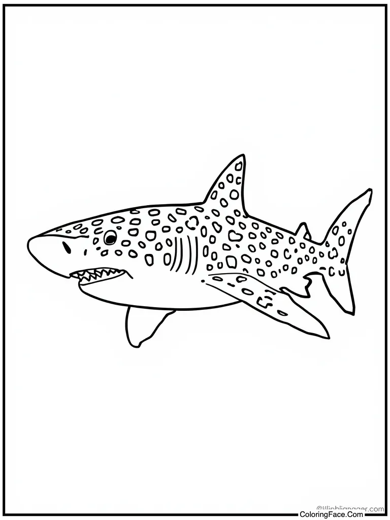 Leopard spotted sea creature