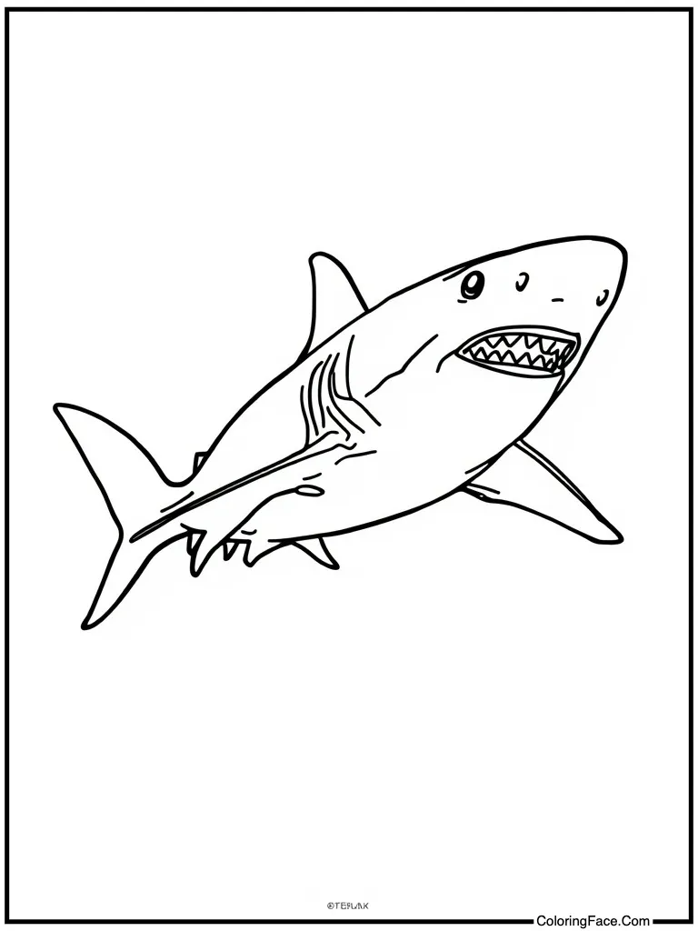 Powerful tail swimming fast