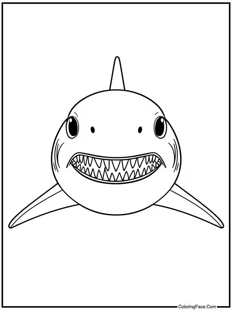 Beady black eyes staring