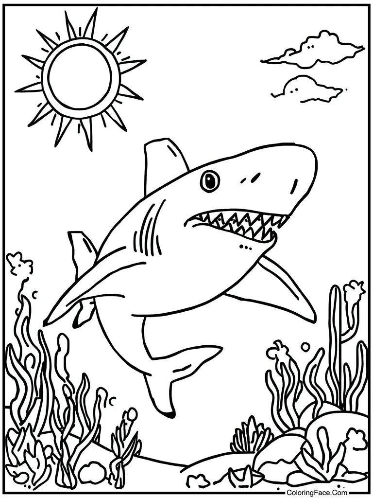 Under bright summer sun