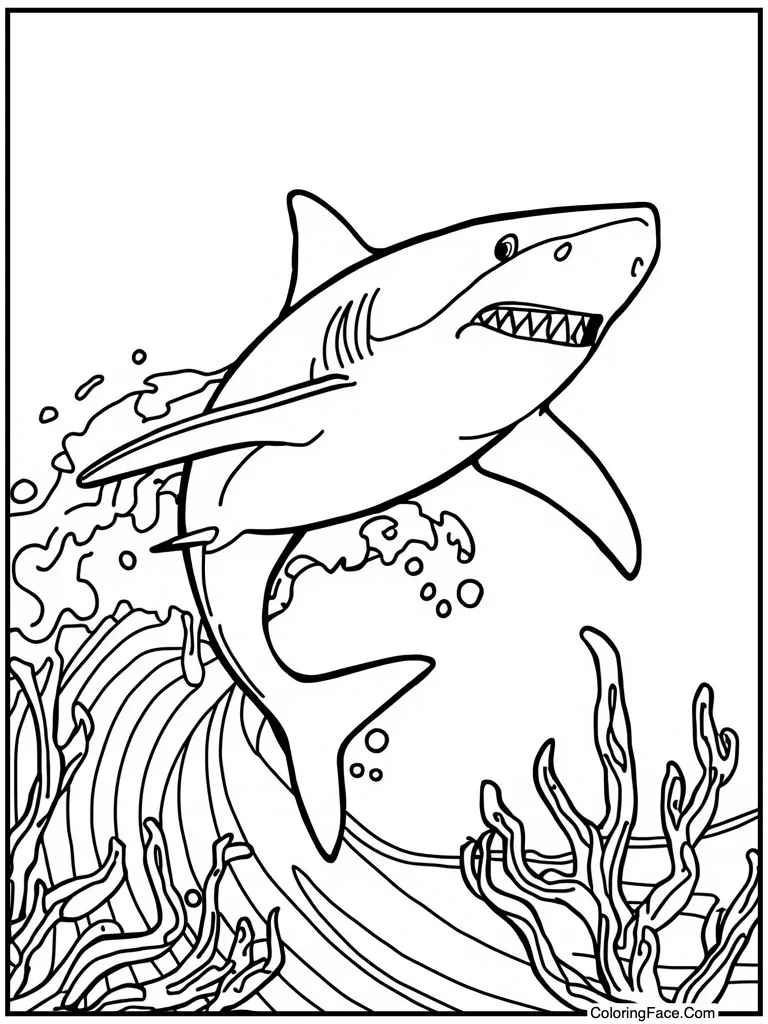 Jumping over ocean waves