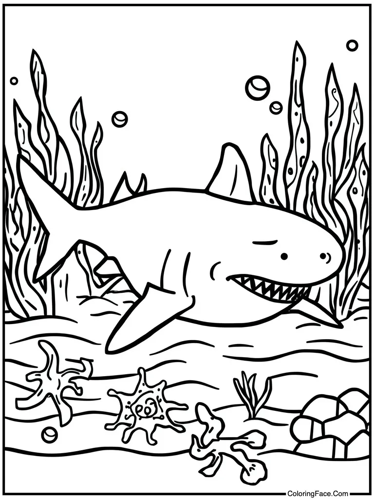 Sleeping on sea floor