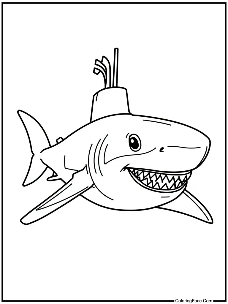 Driving a submarine car