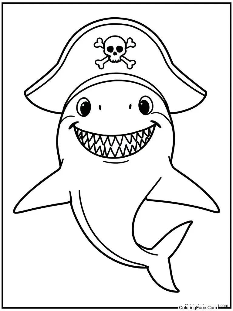 Shark Coloring Pages