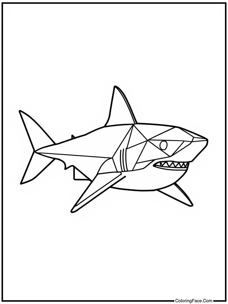 Geometric shape art design