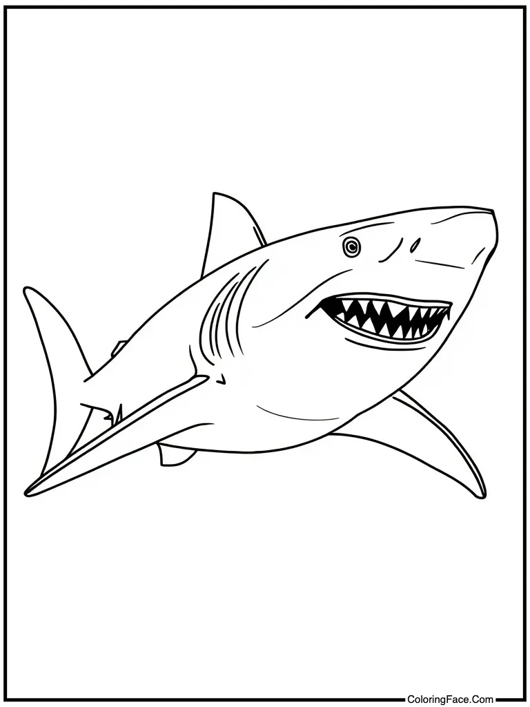 School of predators moving