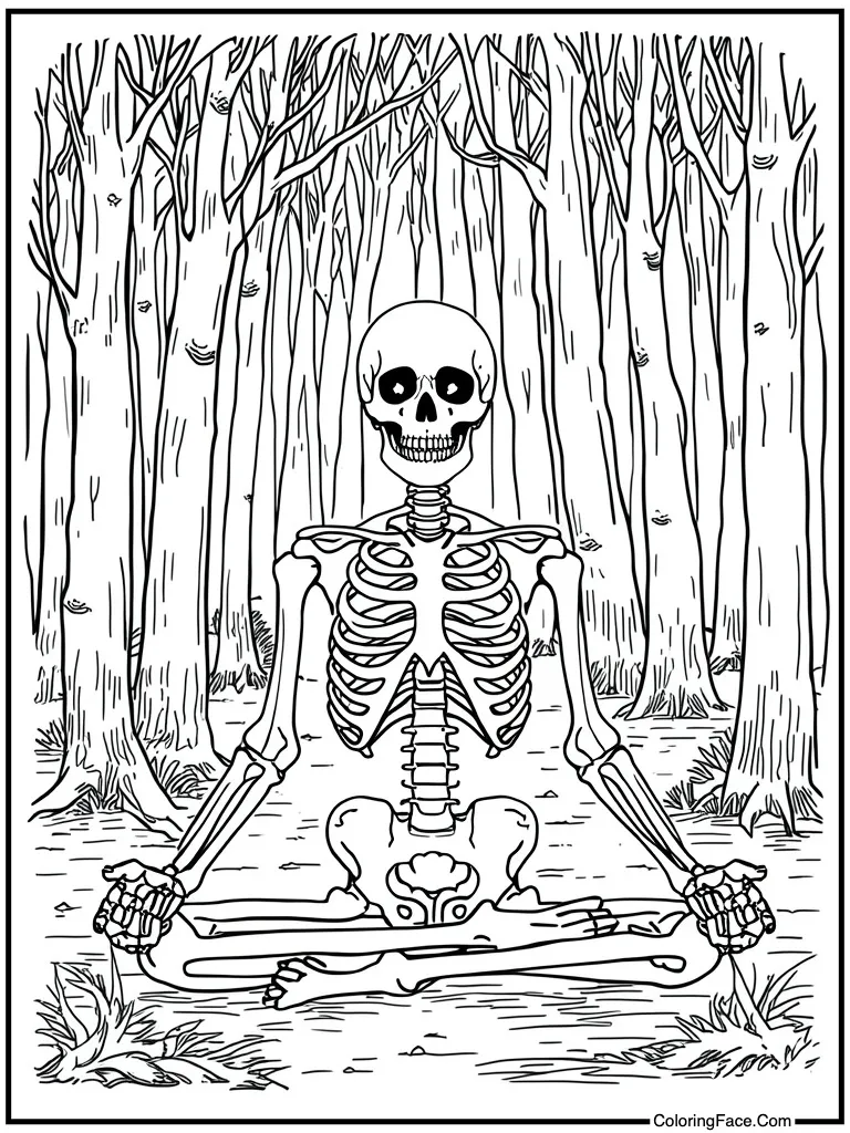 Meditating sitting down