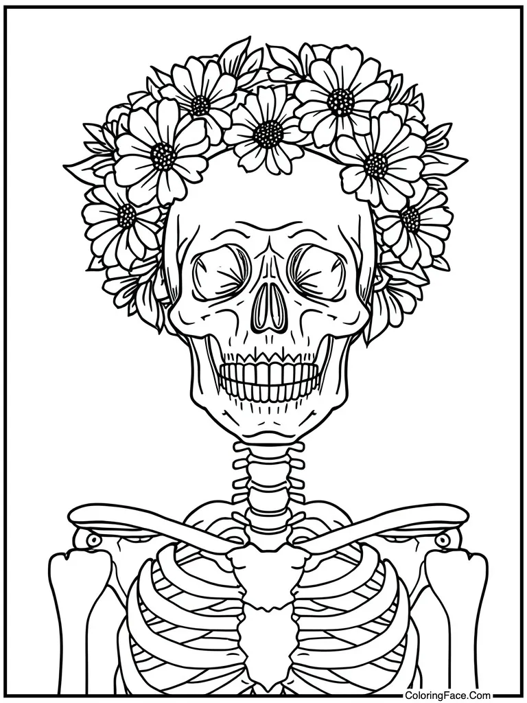 Marigold flower crown