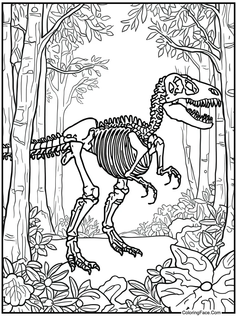 Dinosaur fossil remains