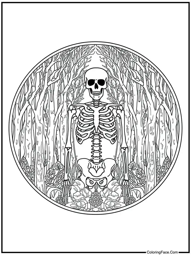 Mandala circle style