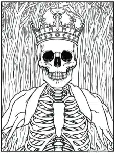 Skeleton Coloring Pages