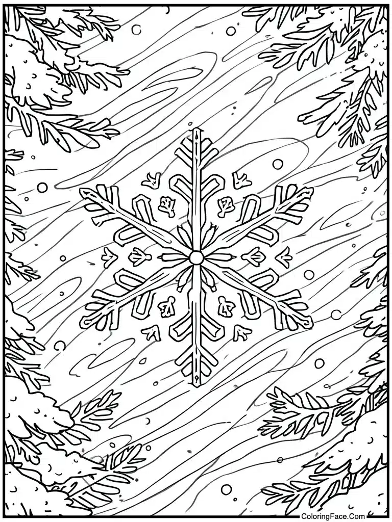 Swirling in cold wind