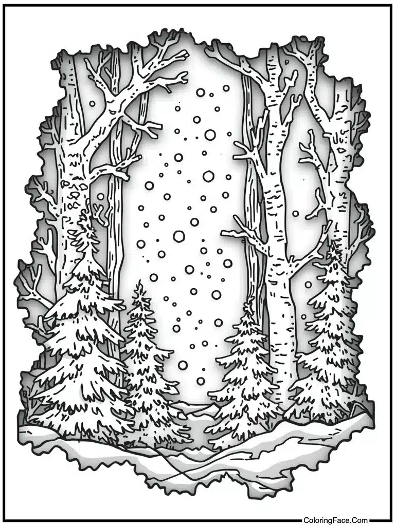 Paper cutout art style