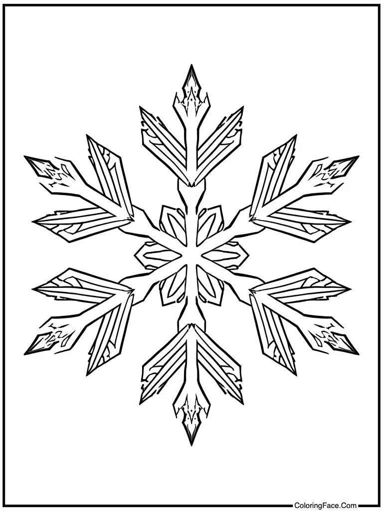 Sharp pointy ice edges