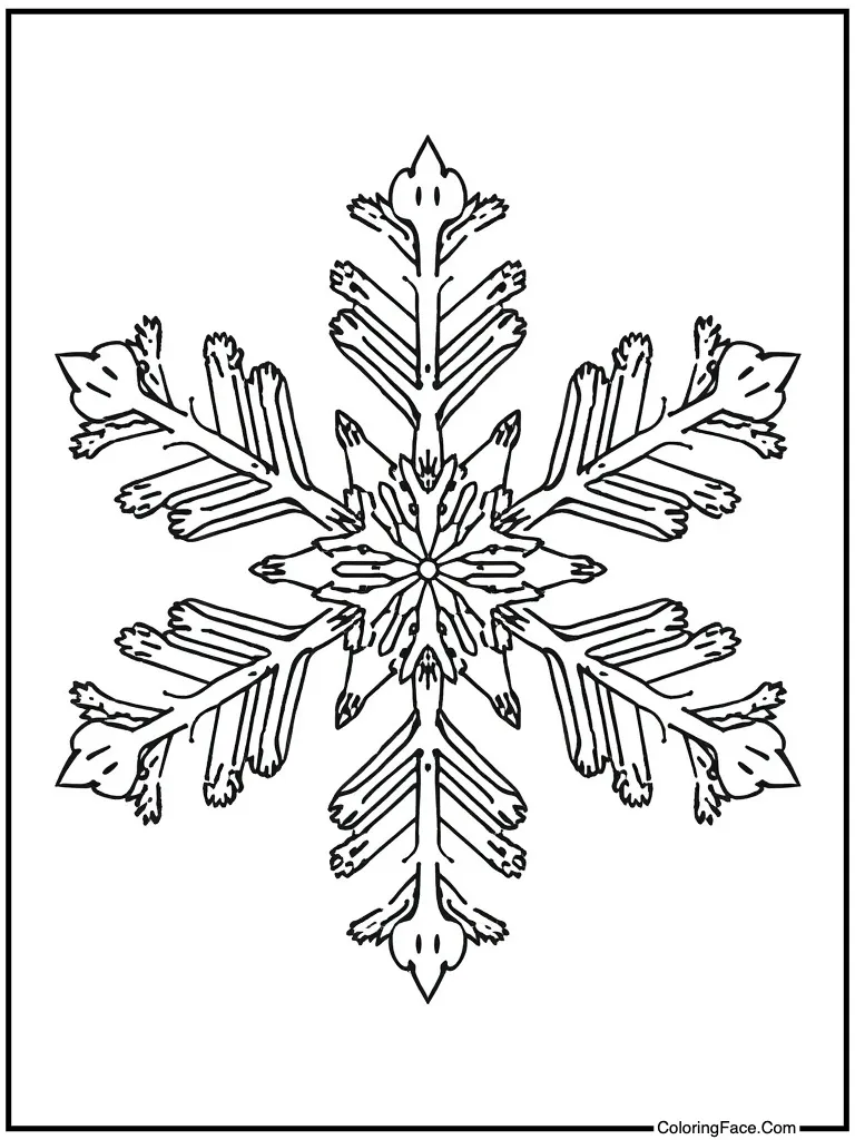 3D ice crystal effect