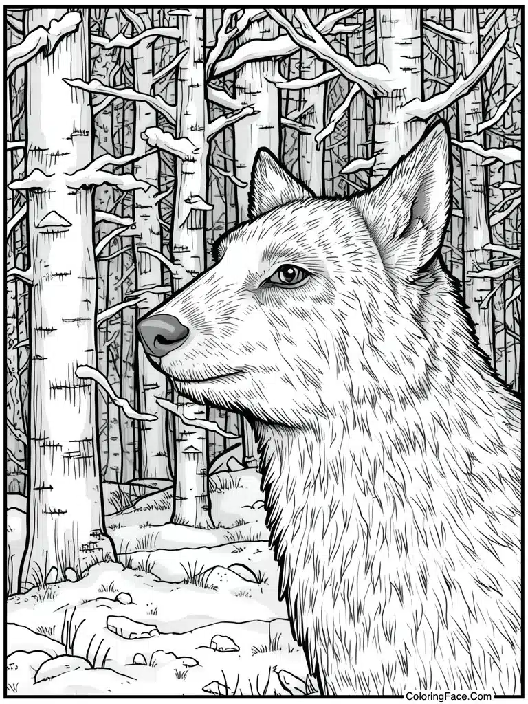 Frost biting at nose