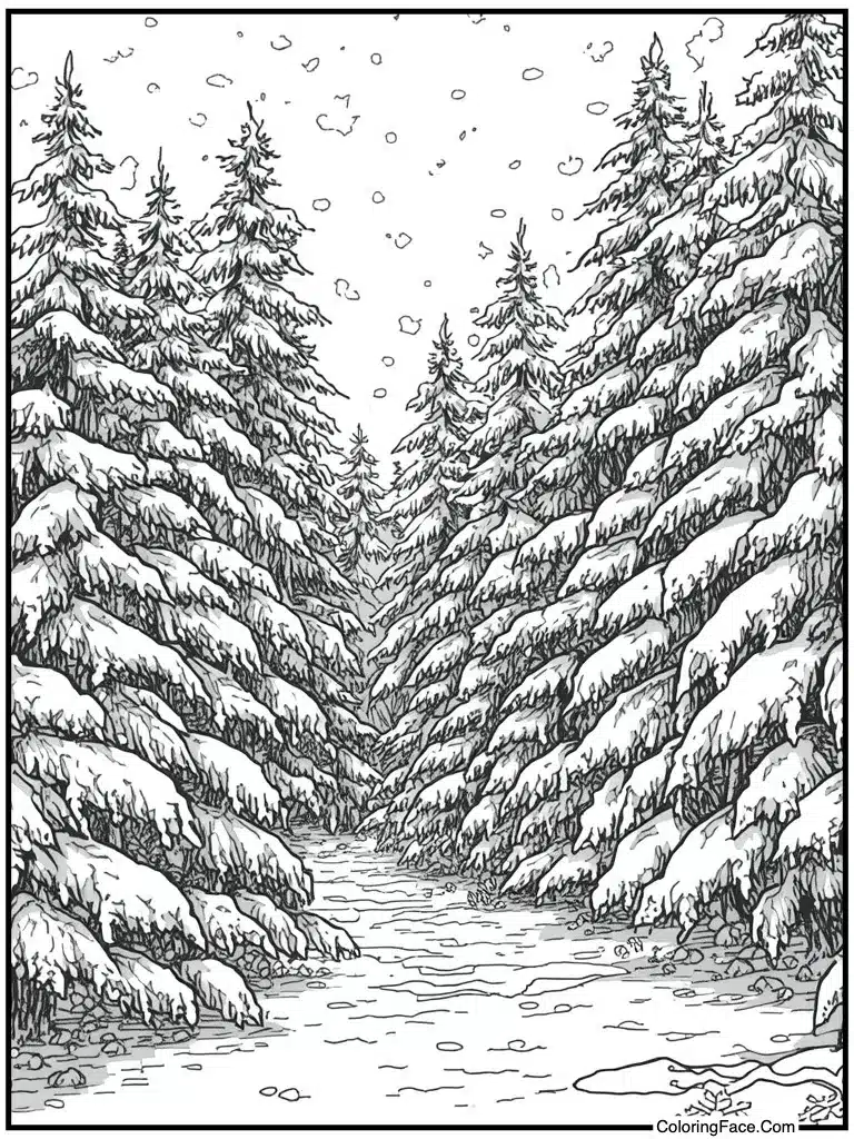 Cross stitch winter sampler