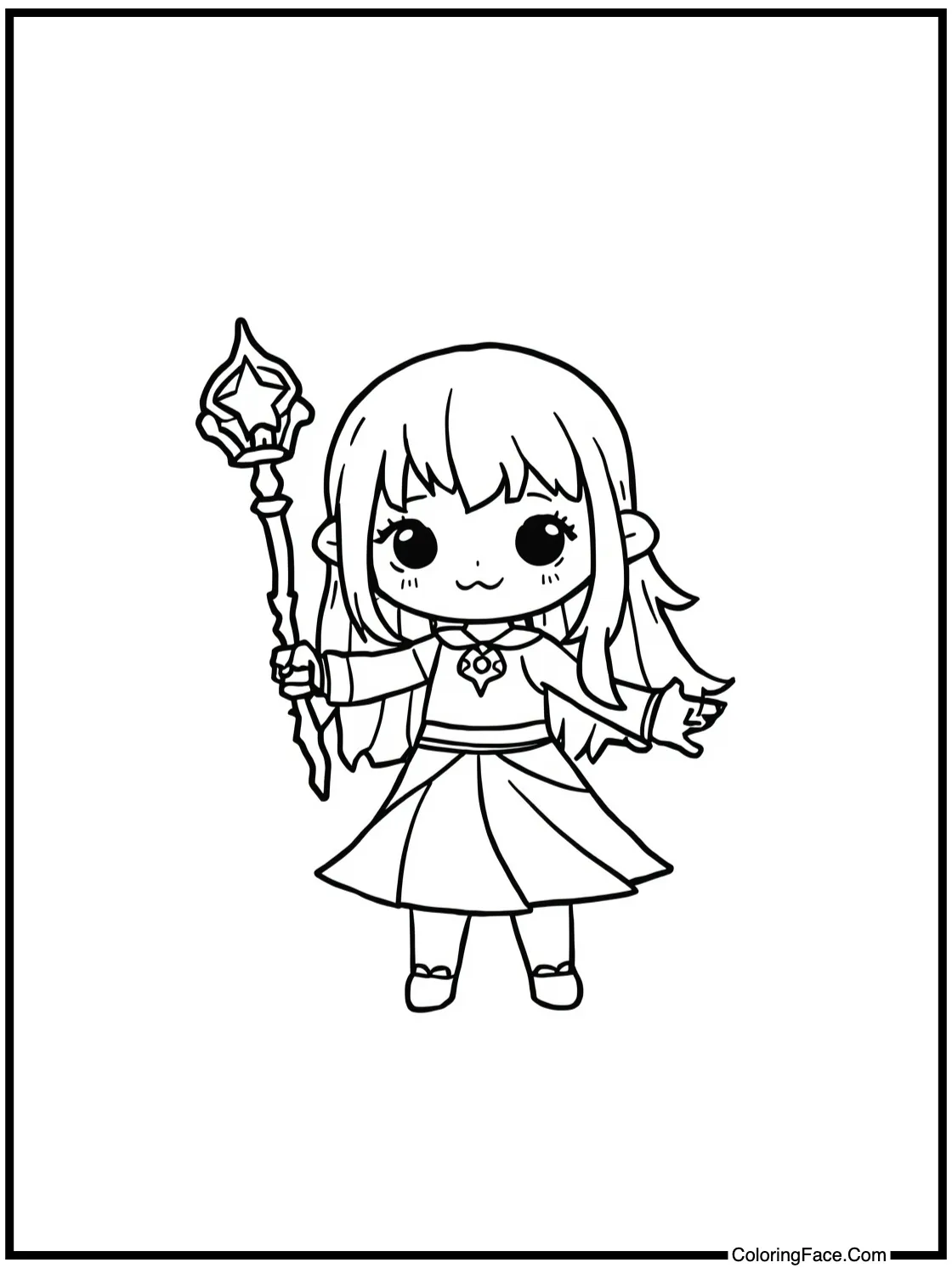 magical aura glowing