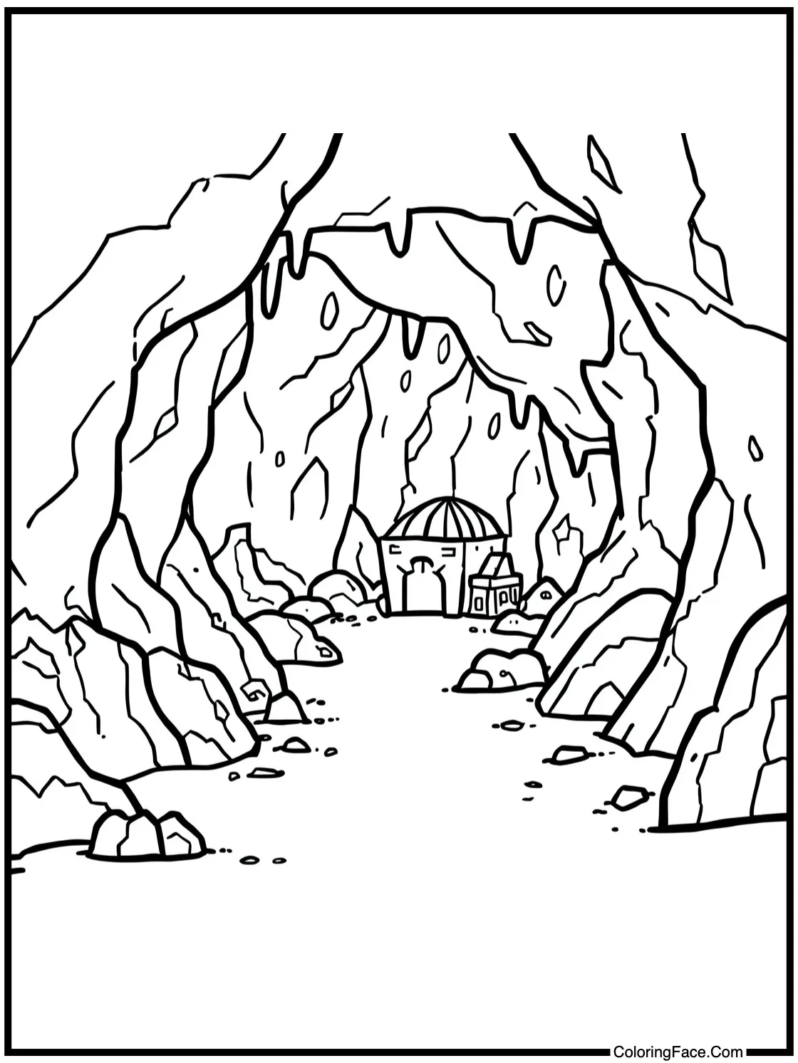 a mysterious cave