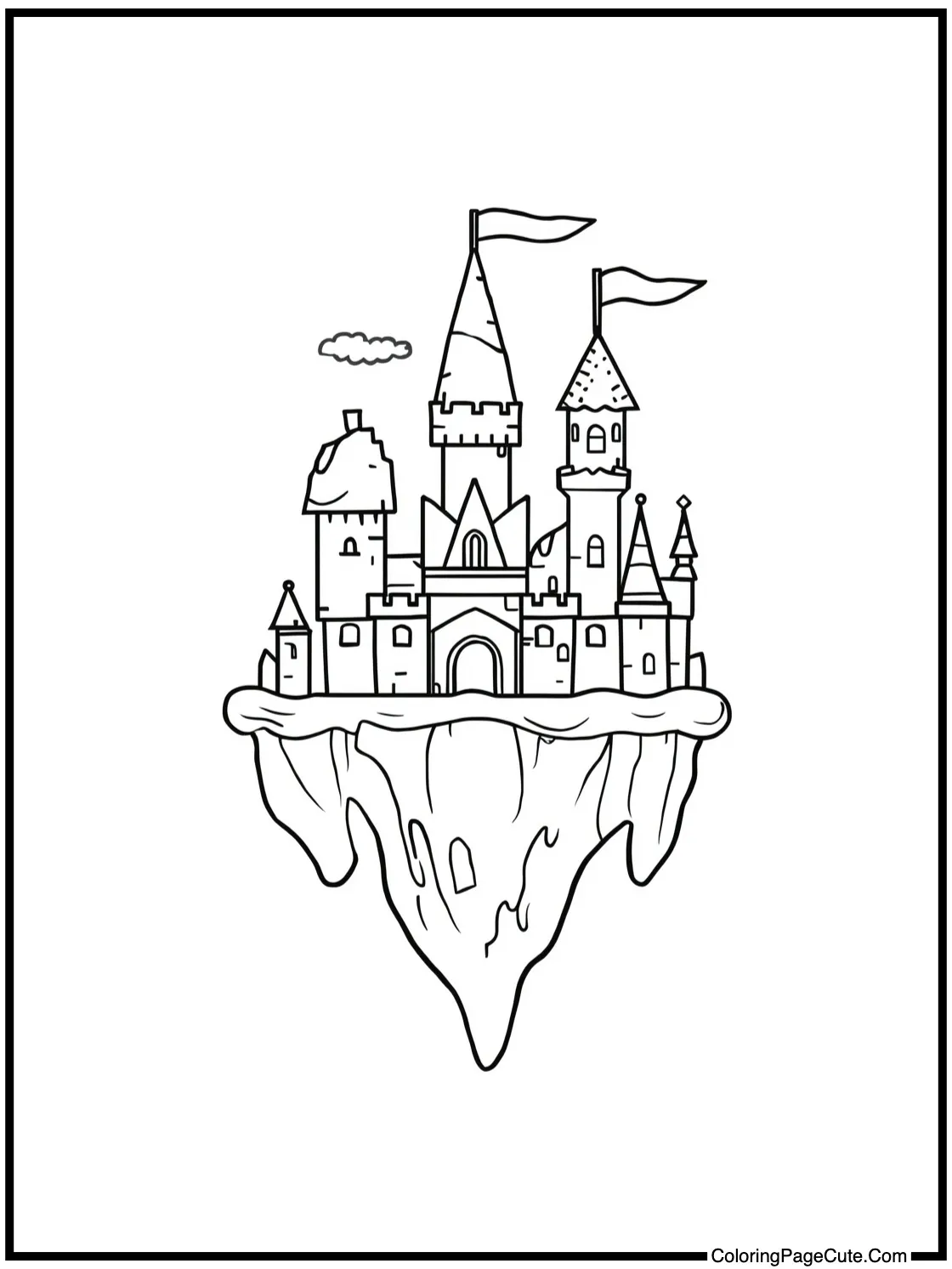 a floating castle
