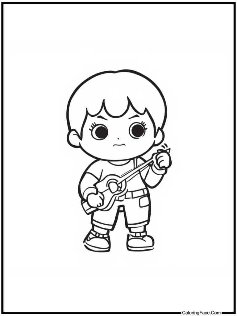 Solo Leveling Coloring Pages