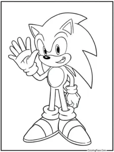 Sonic Coloring Pages