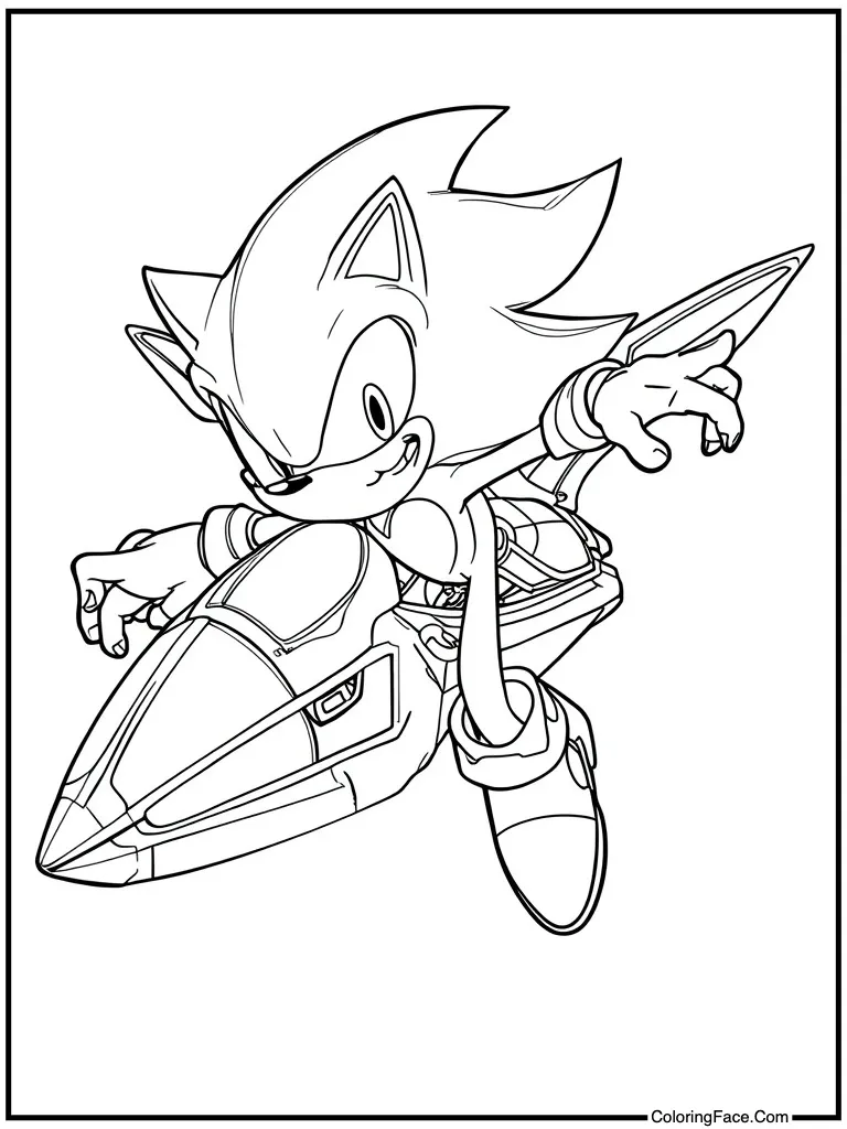 Villain in flying machine