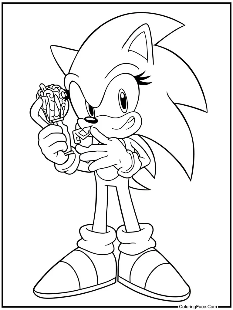 Holding a delicious snack