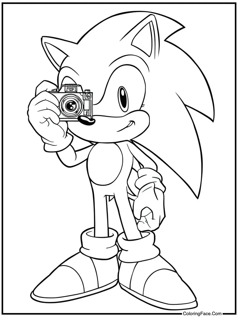 Winking at the camera