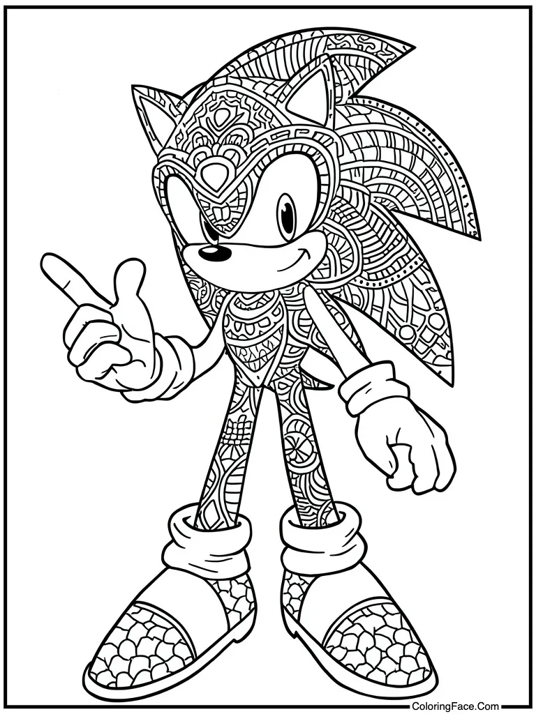 Zentangle patterns filling space