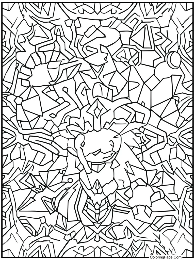 Geometric pattern background design