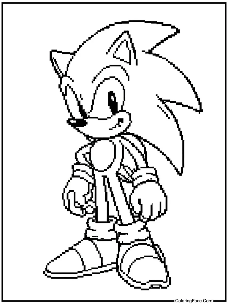 Pixel art retro style