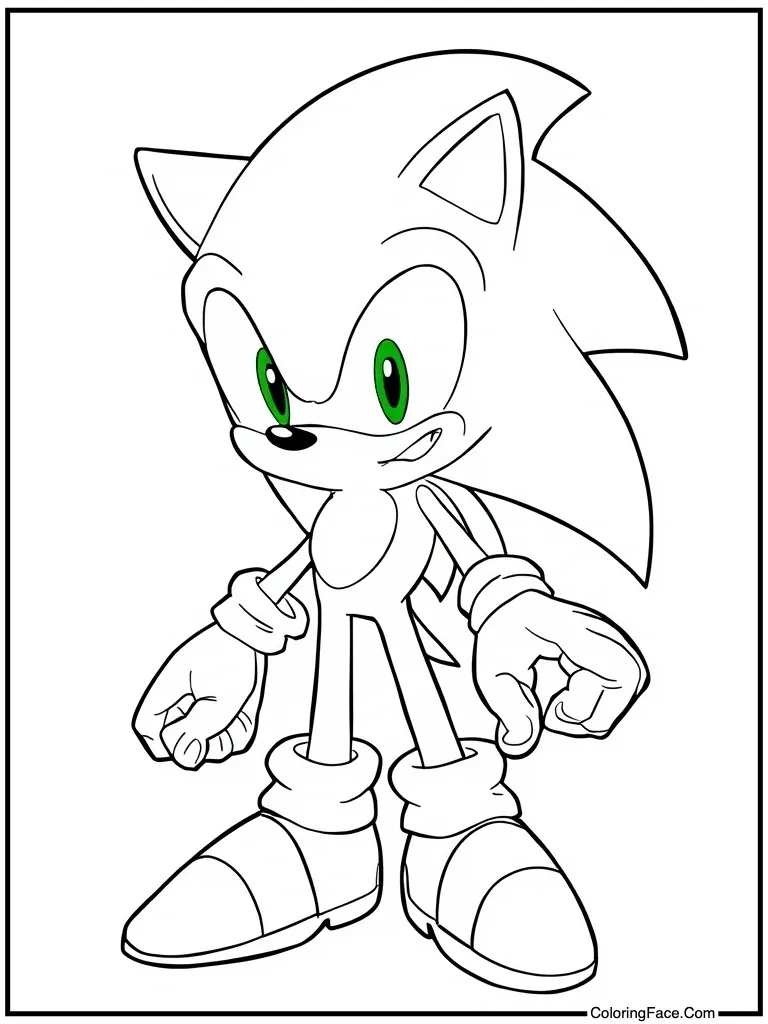 Green eyes looking ahead