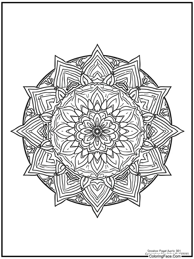 Mandala circle speed theme