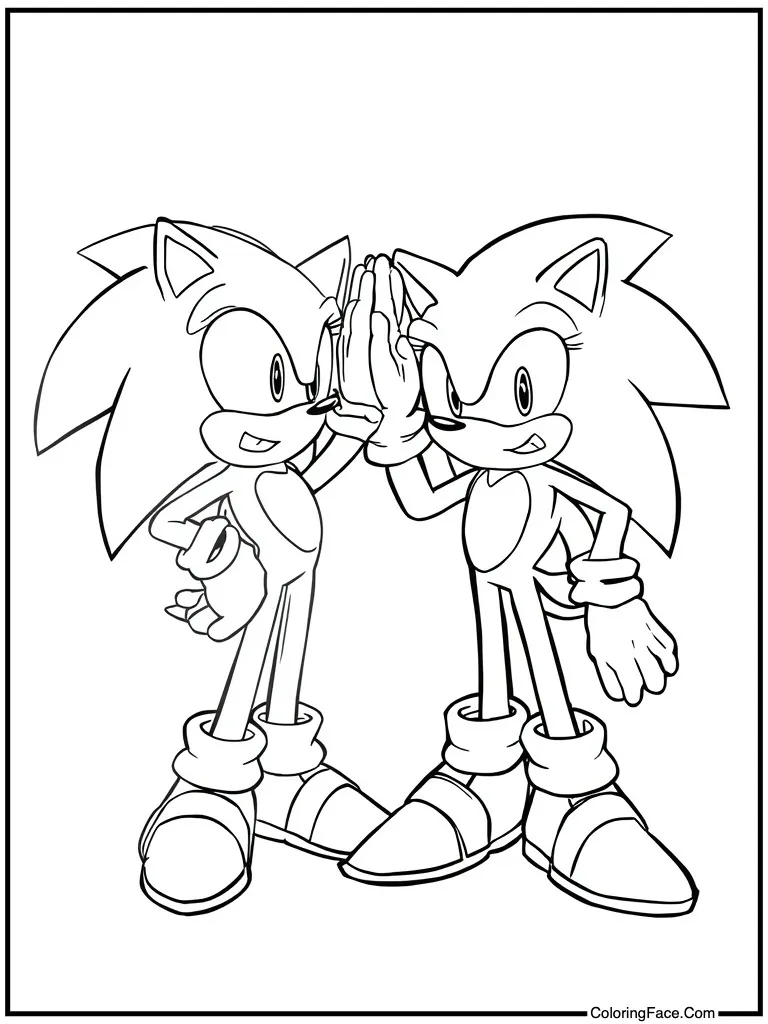 High five with friend