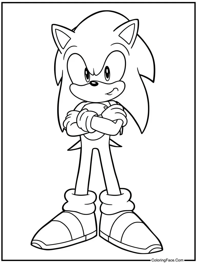 Standing arms crossed waiting